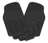 WOLTU Tapis Voiture Universel, Tapis de Voiture Antidérapant, en Caoutchouc, Noir