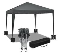 WOLTU Tonnelle de Jardin Pliable 3x3m avec Sacs de Sable Anthracite