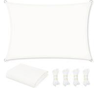 WOLTU Voile d'Ombrage Imperméable,Toile Parasol Protection Solaire et Rayons UV,pour Balcon, Terrasse,Camping,2x3m,Beige