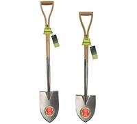 Wolvercroft Garden Centre Burgon & Ball RHS Bêche en acier inoxydable Taille L et S