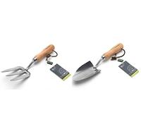 Wolvercroft Garden Centre Burgon & Ball RHS Fourche et truelle en acier inoxydable