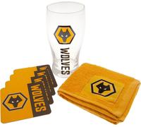 Wolverhampton Wanderers FC - Bar Set, Armoiries - Pack de 6 TA11382 (Taille unique) (Jaune/Noir)