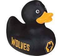 Wolverhampton Wanderers FC - Canard - Jouet de bain - Caoutchouc TA12659 (Taille unique) (Noir/Or)