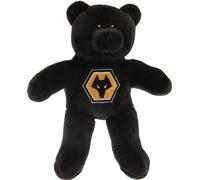 Wolverhampton Wanderers FC - Ours en peluche, blason TA11381 (Taille unique) (Noir/Jaune)