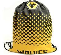 Wolverhampton Wanderers FC - Sac de gym, armoiries SG22400 (taille unique) (Or/Noir)