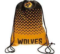 Wolverhampton Wanderers FC - Sac de gym, armoiries TA9783 (taille unique) (Noir/Or)