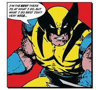 Wolverine I'm The Best 40 x 40 cm Toile, Multicolore