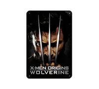 Wolverine Logan Hugh Jackman Movie Classics 2 Plaque en métal vintage pour pub, club, café, bar, décoration murale, poster rétro 20 × 30 cm