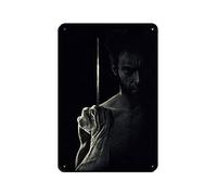 Wolverine Logan Hugh Jackman Movie Classics 28 Affiche rétro en métal chic Art rétro Peinture sur fer Bar People Cave Cafe Famille Garage Poster Décoration murale 20 x 30 cm