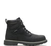 Wolverine Men's Floorhand Waterproof 6" Soft Toe Work Boot, Black, 11 W US