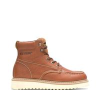 Wolverine Men's Loader 6" Soft Toe Wedge Work Boot, Brown, 11.5 M US