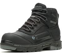 Wolverine Overpass Bottes de travail imperméables avec embout composite mi-hauteur 15,2 cm, noir/gris, 45 EU X-Weit