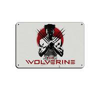 Wolverine Poster rétro Logan Hugh Jackman Movie Classics 5 en métal chic Art rétro Peinture en fer pour bar, grotte, café, famille, garage, décoration murale, 20 x 30 cm