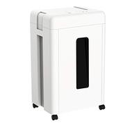 WOLVERINE SD9520 Destructeur de Documents Haute sécurité P5 15 Feuilles, avec Super Micro-Coupe pour Papier Lourd, CD, Lame au manganèse Ultra-silencieuse - Blanc