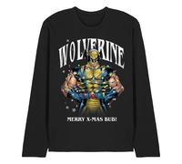 Wolverine - T-shirt manches longues MERRY XMAS BUB - Adulte (TV26373)