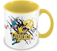 Wolverine - Tasse à café "Strike", Intérieur bicolore PM5049 (Taille unique) (Blanc/Jaune)