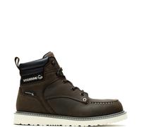 Wolverine Trade Wedge Bottes de construction à bout mocassin en acier pour homme 15,2 cm, marron foncé, 11.5 X-Wide