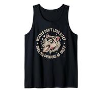 Wolves Don't Lose Sleep Alpha Mindset Wolf Citation Débardeur