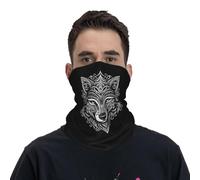 Wolves Of Ragnarok Guêtre Viking Mythologie nordique Bandana Cache-cou Imprimé Masque Écharpe Couvre-chef Sports de plein air Adulte Lavable