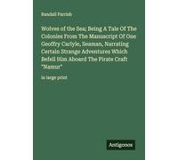 Wolves of the Sea; Being A Tale Of The Colonies From The Manuscript Of One Geoffry Carlyle, Seaman, Narrating Certain Strange Adventures Which Befell ... The Pirate Craft "Namur": in large print