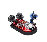 WOLWES 2.4G RC Véhicule Tout Terrain Eau Plage Piscine Voiture Radiocommandée, Bateau Rc Aéroglisseur Amphibie Noël Enfants Jouets Électriques Étanches Cadeaux d'anniversaire