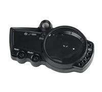 WOLWES Cadre D'instrument Moto Compatible avec Yamaha pour YZF-R1 02 03 pour YZF-R6 03-05 pour R6S 08 09 Compteur De Vitesse De Moto Tachymètre Instrument Jauge Boîtier Couverture(A Set)