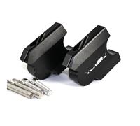 WOLWES Guidon Modification Compatible avec Yamaha pour XT1200Z pour Super pour Tenere 1200 XTZ 2010-2020 Adaptateur De Serrage De Guidon De Moto(Black)