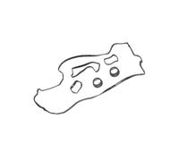 WOLWES Joints Culasse Moteur Compatible avec Ford pour Focus III 2012 2013 2014 2015 2016 2017 OE : BB5E-6K260-AA 5152332 JDE27464 LR025664 Joint De Couvercle De Valve Moteur.