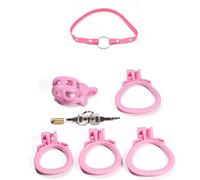 WOLWES Jouets Masculins en résine pour Membres inférieurs, Set de Sport et de Fitness Rose A72 (Micro)