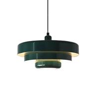 WOLWES Lustre de style moderne nordique, luminaires de plafond encastrés, abat-jour de lampe suspendue en aluminium de personnalité créative, suspension de décoration d'hôtel de restaurant de balcon