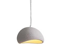 WOLWES Lustre en résine de style rétro, luminaire suspendu de personnalité créative, luminaire suspendu simple bouche d'escargot E27, luminaire suspendu supérieur à montage encastré, luminaires décora