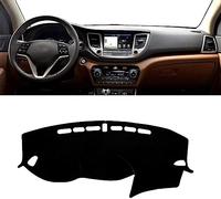 WOLWES Tapis De Couverture De Tableau De Bord De Voiture pour Hyundai Tucson TL 2015-2018, Pare-Soleil Voiture Instrument ProtéGer Les Accessoires De Tapis,A/LHD