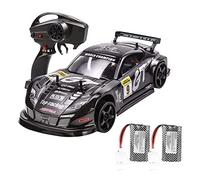 WOLWES Voiture de course RC Drift à l'échelle 1/10 GT RC Drift Car Super rapide RC Sport Racing Car 70 KM/H haute vitesse RC Car Drift pour enfants adultes, véhicules de dérive camion jouet électrique