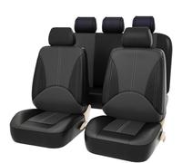 Voiture Housses De Siège pour Nissan X-Trail X Trail T33 T32 T31 T30 2001-2024, Ensemble CompletAvant Et Arrière étanche Cuir Confortable Respirant Couvre-Siège Accessoires,F/Black Grey