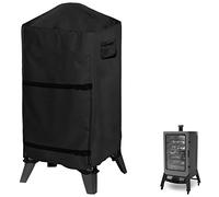 WOMACO Housse de fumoir pour Pit Boss 4/5/7 Pro - Series, PBV4PS1, PBV5PW1, PBV4PS2, housse de barbecue verticale étanche et résistante (67,3 x 67,3 x 121,9 cm (l x P x H), noir)