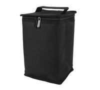 Womamaxsc Cylindre de Carburant STO avec des Options d'éponge, Transport en Tissu de bœuf ckened, Portable pour Bouteilles de bière Cam s et (Black)