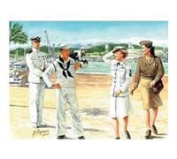 Glow2B – Figurine – Femme en guerre : US Navy Waves – 1:35 – Master Box MB3556