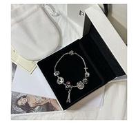 Woman Fashion Beaded Casual Alloy Material Snake Chain 5 18cm