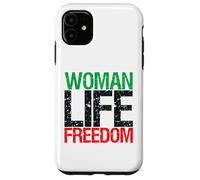 Woman Life Freedom Iran Slogan Patriotique Vintage Coque pour iPhone 11
