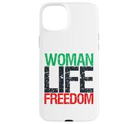 Woman Life Freedom Iran Slogan Patriotique Vintage Coque pour iPhone 15 Plus