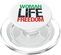Woman Life Freedom Iran Slogan Patriotique Vintage PopSockets PopGrip pour MagSafe