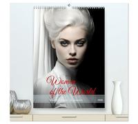 Woman of the World (hochwertiger Premium Wandkalender 2026 DIN A2 hoch), Kunstdruck in Hochglanz: KI-generierte stilvolle Portraits von Frauen aus aller Welt