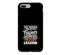 Woman The Myth Trainer The Legend Entraîneur Personnel féminin Coque pour iPhone 7 Plus/8 Plus