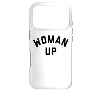 Woman Up Gym Workout Motivational Quotes Feminist Women Up Coque pour iPhone 17 Pro