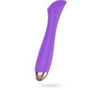 Woman vibe Vibrateur Rechargeable, Point K, Silicone et ABS, Mandy, Double Moteur, 19,9 x 3,5 cm, 10 Modes de Vibration, Silencieux