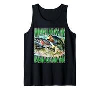 Woman Want Me Fish Fear Me Funny Fishing Bass Meme Blague Débardeur