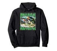 Woman Want Me Fish Fear Me Funny Fishing Bass Meme Blague Sweat à Capuche