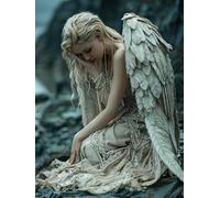 Woman Wing,Adult 1000-piece Puzzle,Teen Boys and Girls Jigsaw Puzzles,Premium Fun Family challenging Birthday Puzzle,26x38cm