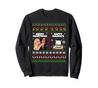 Woman Yelling At Cat Meme Pyjama de Noël moche chaton Sweatshirt