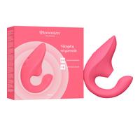 Womanizer Blend Vibrant Rose Vibromasseur Rabbit Double Stimulation Avec Pleasure Air 1 Pièce NF